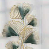 Delicate ginkgo leaf design